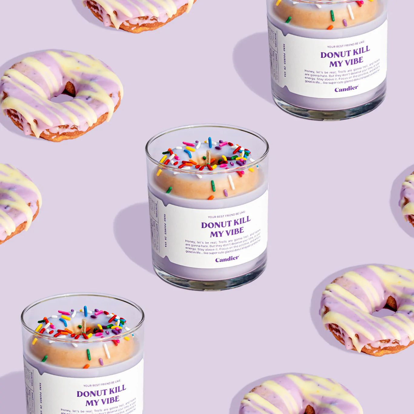 DONUT Kill my Vibe Candle  / Duftkerze