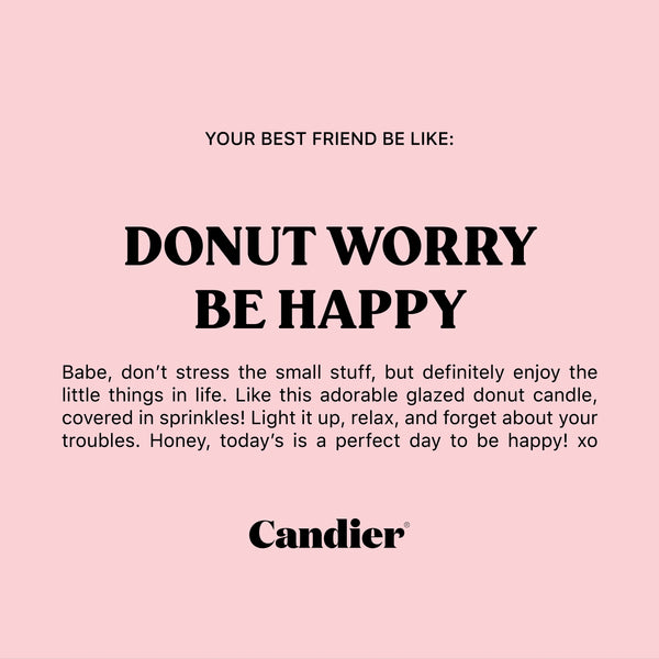 DONUT WORRY Candle  / Duftkerze