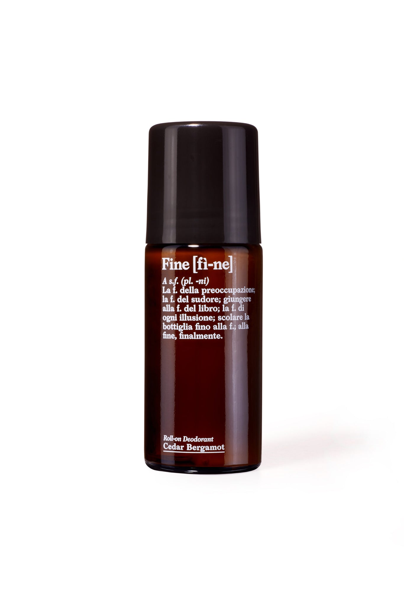 Fine Deodorant ROLL ON Cedar Bergamot