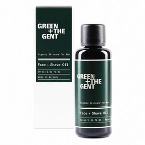 Green + The Gent Face + Shave Oil