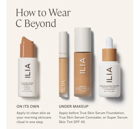ILIA C Beyond Triple Serum Tone 3