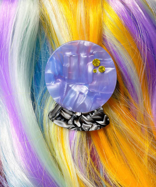 Miss Lyons AceTate Hair Clip CRYSTAL BALL