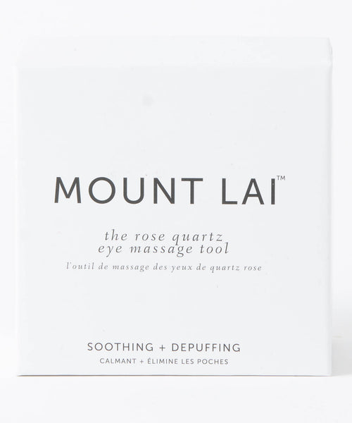 Mount Lai Rose Quartz Eye Massage Tool