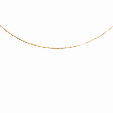 Sister Box Chain 50 cm / Box-Kette Halskette 50 cm / GOLD