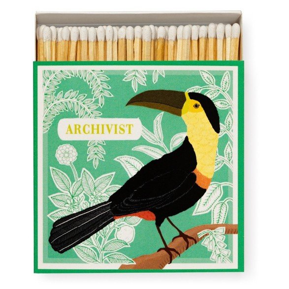 Archivist Gallery Square Matchbox - Toucan
