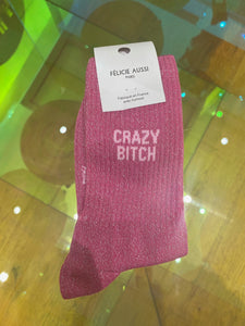 Félicie Aussi CRAZY BITCH Socks // Socken