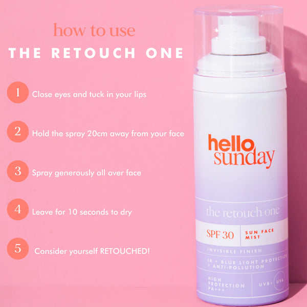 HELLO SUNDAY the retouch one - face mist SPF 30