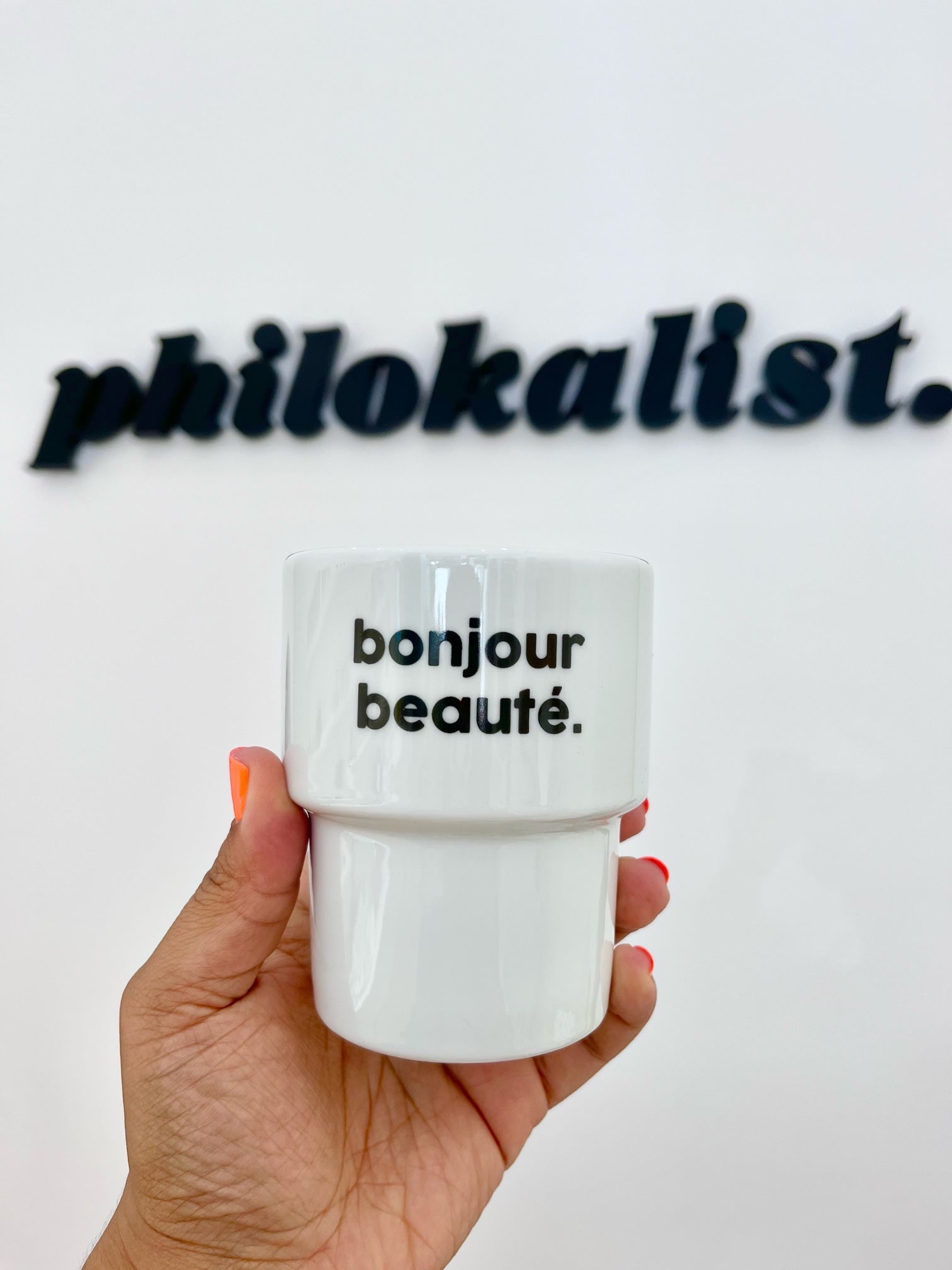 Félicie Aussi Cup Bonjour Beauté / Becher