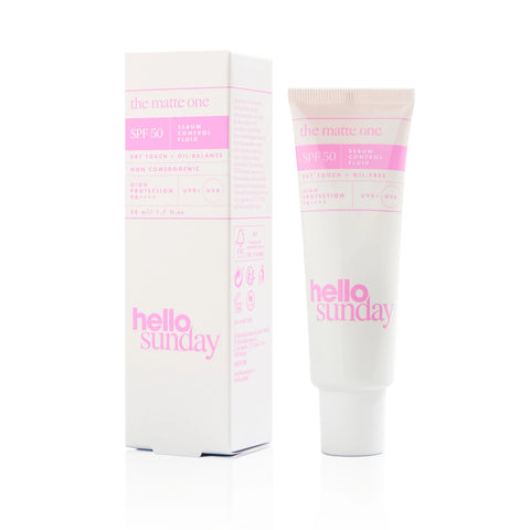 HELLO SUNDAY the matte one - sebum control SPF/ mattierende Sonnencreme SPF 50