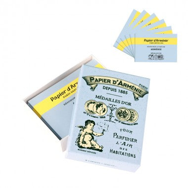 Papier D'Armenie Scented Paper VINTAGE BOX / Armenie (blue)